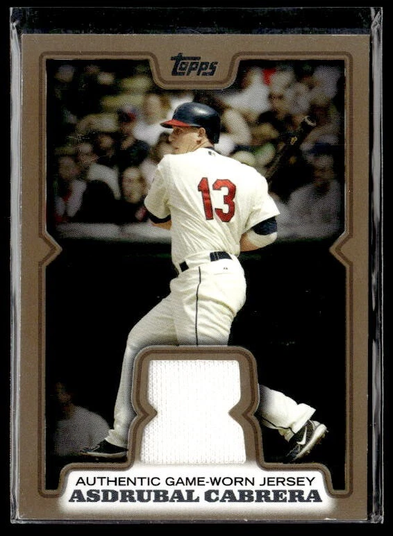 L2,793 -  2008 Topps Retail Relics Gold #AC Asdrubal Cabrera UPD /99 - Image 1 of 2