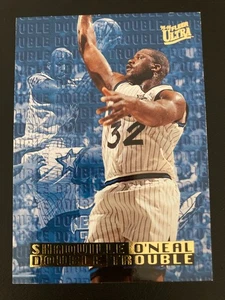 1995-96 Fleer Ultra Double Trouble 6 Shaquille O'Neal - Bild 1 von 2