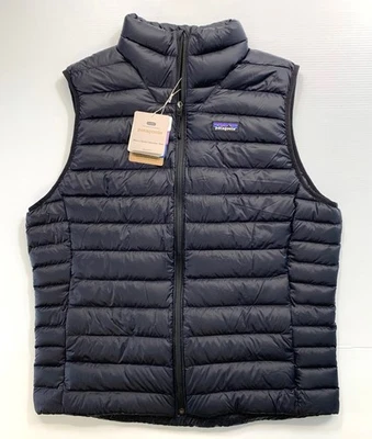 Men's PATAGONIA Down Sweater Insulated Vest #84623 BLACK (BLK) - Image 1 of 4