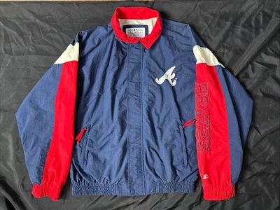 Vintage - 1990’s - Atlanta Braves MLB Starter Windbreaker - Image 1 of 4