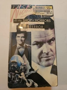 Jack Nicholson Double Feature Little Shop of Horrors.The Terror 2 Tape VHS - Picture 1 of 4