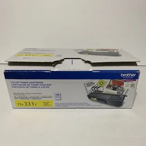 genuine brother TN-310Y yellow color toner cartridge opened box sealed - Photo 1/4