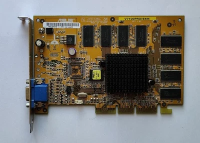 Asus V7100Pro nVidia GeForce2 MX400 64MB AGP VGA Card - Test OK! - Image 1 of 4