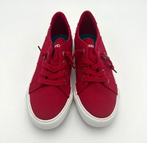Brandneu Jenn Ardor Damen Canvas Schuhe Low-Top Slipper Turnschuhe rot Größe 8,5 - Bild 1 von 8