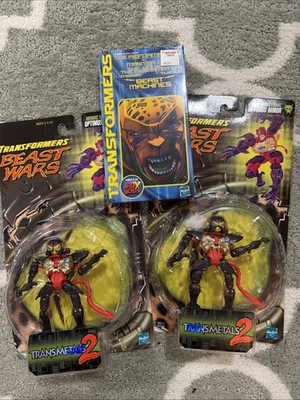 Transformers Beast Wars Transmetals 2 OPTIMUS MINOR 1998 Hasbro x2 Plus VHS - Image 1 of 4