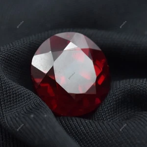 18.10 Ct CERTIFIED Pigeon Blood Red Ruby Round Shape Natural Loose Gemstone - Picture 1 of 8