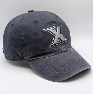 Vintage Xavier University Musketeers Hat Cap Big X Strap Back Twins Enterprise - Image 1 of 4