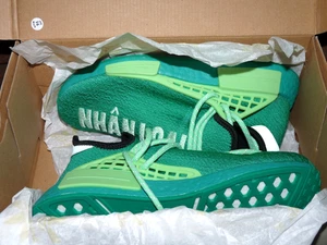 Adidas x PHARRELL HU NMD CORE GREEN GY0089 Herren Größe 6 Brandneu Deadstock - Bild 1 von 11