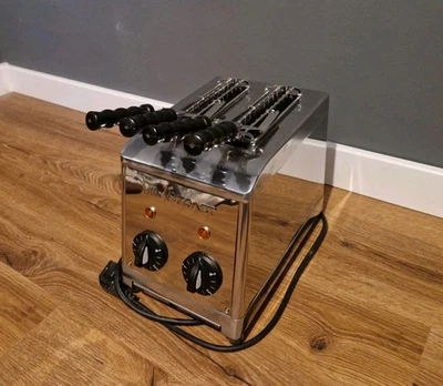 Milantoast Profi-Toaster – 2-Schlitz Edelstahl-Toaster für Gastronomie - Bild 1 von 4