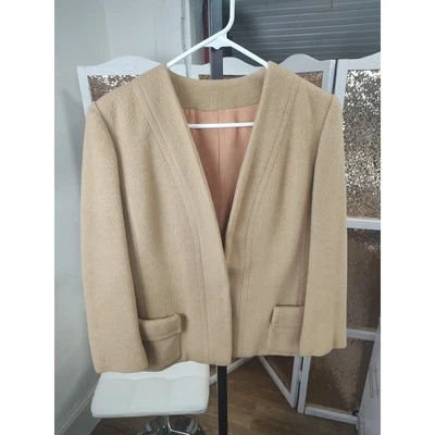 Blazer de pelo camel mediano 100 % camel country tweeds años 60 Foto 1 de 4