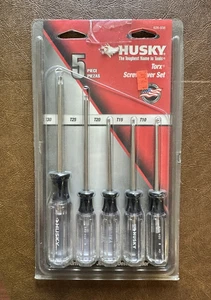 NEU HUSKY 5-TEILIGES TORX-SCHRAUBENDREHER-SET T10 T15 T20 T25 T30 - Bild 1 von 2
