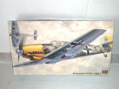 HASEGAWA 1/48 MESSERSCHMITT BF109E-3 EMIL3 KIT MONTAGGIO NO.09108 - Immagine 1 di 2