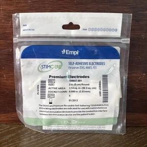 Electrodos Empi Premium 2 pulgadas redondos sellados 4 almohadillas (bin 2) - Imagen 1 de 3