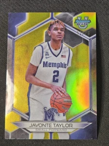 2023-24 Bowman's Best U Basketball Javonte Taylor #51 Yellow /75 Memphis - Bild 1 von 3