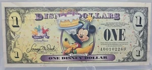 2009 DISNEY DOLLARS $1 MICKEY AND PLUTO Series A - Circulated See Description - Picture 1 of 2