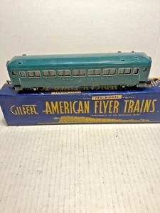AMERICAN FLYER S GAUGE NEW HAVEN GREEN PASSENGER CAR #650 + BOX - Picture 1 of 8