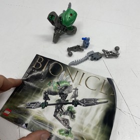 ORIGINAL RETRO LEGO BIONICLE USED Toy Set & Manual Retired - Lerahk 8589