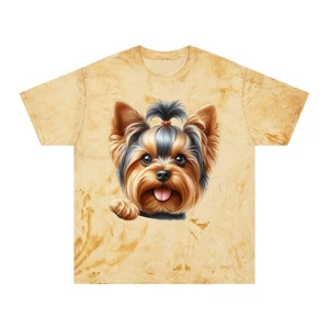 Yorkshire Terrier Hundegesicht XL ART Unisex Mehrfarbig Explosion Schattiert T-Shirt Kunst - Bild 1 von 5