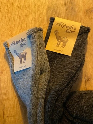 Calze invernali Alpaca e Lana Lunghe calde imbottite in spugna per uomo e donna - Immagine 1 di 4