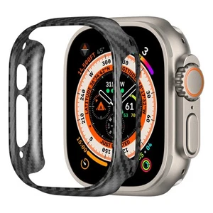 Compatible with Apple Watch Ultra 2 Case 49mm, Genuine Slim Aramid Carbon Fib... - Picture 1 of 8