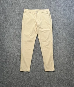 Lululemon Hose Herren 30x29 Beige Chino ABC Preppy Light Wash Trouser Erwachsene - Bild 1 von 9