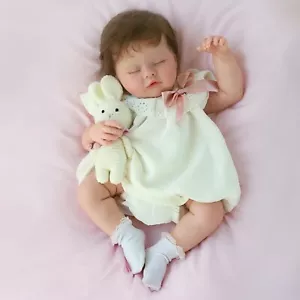 Reborn Baby Dolls Silicone Full Body 20 Inch Waterproof Realistic Newborn Baby - Picture 1 of 9