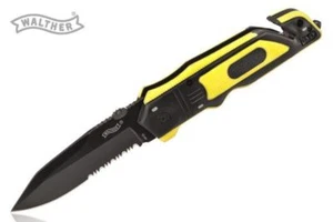 Walther 5.0729 ERK Emergency Rescue Knife Rettungsmesser fluoreszierend Etui NEU - Bild 1 von 4