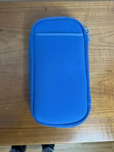 Mesh Zip Pocket Soft Interior Turquoise Semi Hard Stethoscope Case - Picture 1 of 6