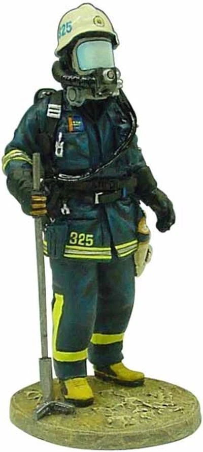 Vestido bombero Atlas Editions Estocolmo Suecia 2003 escala 1:32 Foto 1 de 1