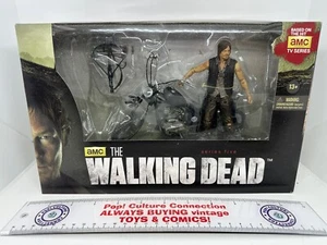 McFarlane Toys The Walking Dead Daryl Dixon Deluxe Box Set With Chopper NEW - Picture 1 of 3