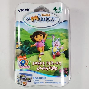 VTech V.Smile V-Motion NICKELODEON: DORA THE EXPLORER FIX-IT ADVENTURE Game NEW - Picture 1 of 2