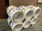 12, 24, 36 Rolls Ebay Color Shipping and Packing Tape 2' 75 Yard 2.7mil Thick