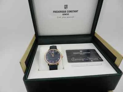 Frederique Constant Slimline Moonphase Automatic Movement Blue Dial Watch - Image 1 of 4