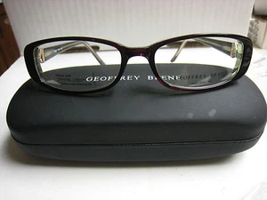 MARCOS DE GAFAS GEOOFFREY BEENE Estilo VOGUE en PÚRPURA 52-15-135 con Estuche - Imagen 1 de 4
