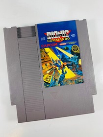 BIONIC COMMANDO -- NES Nintendo gioco originale PULITO TESTATO GARANTITO