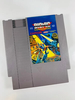 BIONIC COMMANDO -- NES Nintendo Original Game CLEAN TESTED GUARANTEED - Image 1 of 2