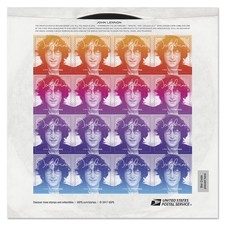 USPS New John Lennon (Music Icon) Pane of 16