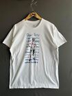 Adidas Terry Fox Shirt Mens Large White All over print Sports Outdoor Sports Run