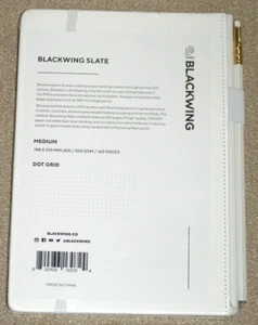 BLACKWING SLATE HARDCOVER MEDIUM 148 X 210 MM / 160 PAGES / DOT GRID / WHITE - Picture 1 of 3