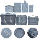  7 Pcs Travel Storage Bag Mesh Window Luggage Bags Carry on Packing Cubes Set