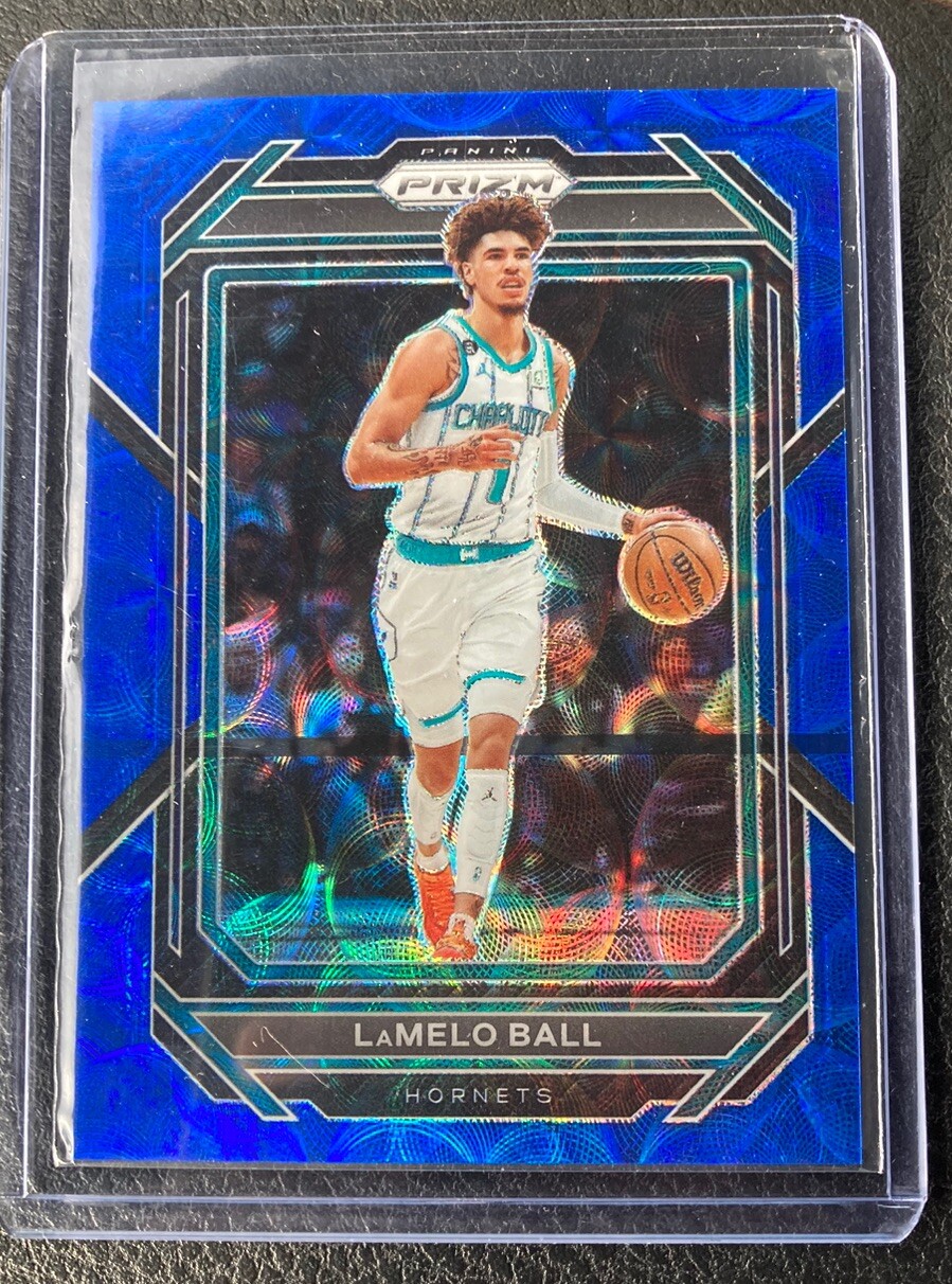 2022-23 Panini Prizm Basketball Choice Blue LaMelo Ball Numbered 48/49 #150