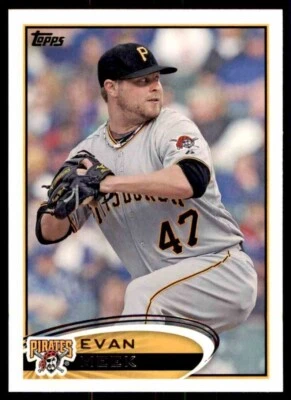 2012 Topps Evan Meek #473 Pittsburgh Pirates - Image 1 of 2