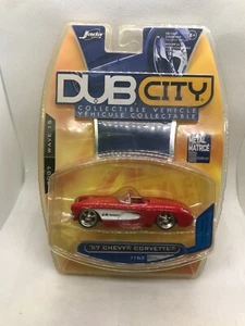 Jada Bigtime Muscle & DubCity pair of Corvettes. '57 & '05. 2007-8. Nice Pair - Picture 1 of 4