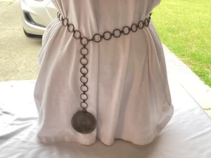 Vintage 1960’s/70’s Huge Calendario Azteca y Piedra Del Sol Belt 37” Size M/L - Picture 1 of 3