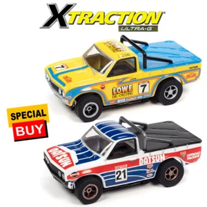 Auto World Xtraction 1975 Datsun 620 Pickup Truck Combo HO Slot Car - Picture 1 of 9