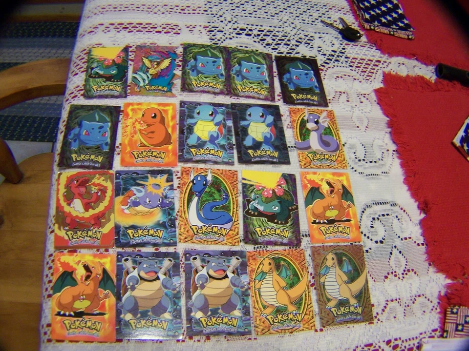 Múltiples Topps 1999 (20) Pokémon 'Gotta Catch Em All' Cartas Etapa 1 2 3 You Pic Foto 1 de 3