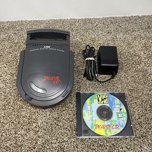 Atari Jaguar CD Console - Tested Works Great - Comes With Vid Grid Game