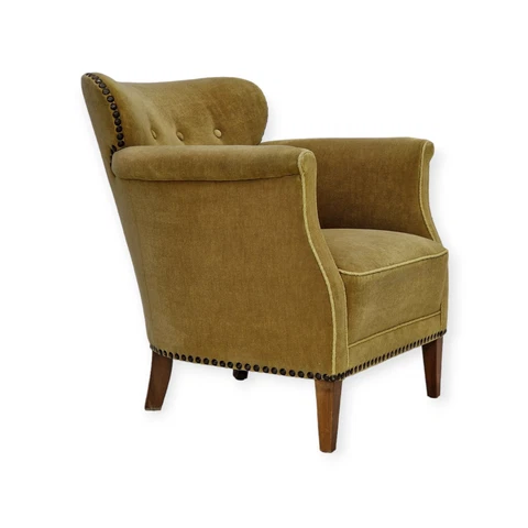 1960s, Danish lounge chair, original very good condition Cover