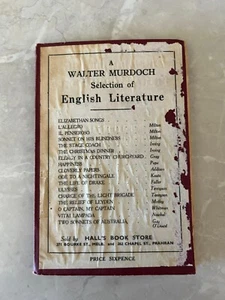 A School Treasury of English Literature Walter Murdoch - 1912 - Picture 1 of 15