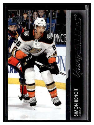 2021-22 Upper Deck #228 Simon Benoit Young Guns Anaheim Ducks - Image 1 of 2